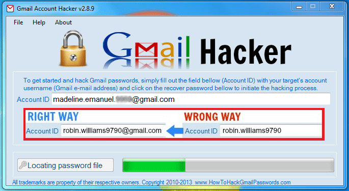gmail hacker pro activation key